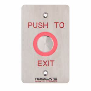 Rosslare Security, EX-06 Weatherized Exit Button UL Listed